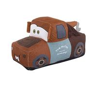 Disney Cars Mater - Almohada Decorativa de Felpa 3D marrón con Bordado
