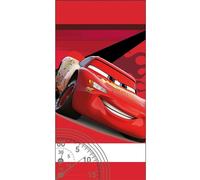 Disney Coches Toalla Playa Leyenda 100% Algodón Rojo 140x70cm Suave Velour Tacto