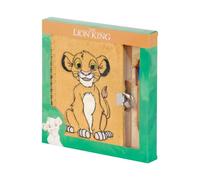 Disney El Rey León Sit-Pack de Diario Plush + Bolígrafo de 6 Colores, Amarillo