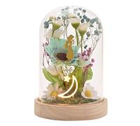 Disney - flores de princesa pastel en una campana con luz de neón, ja