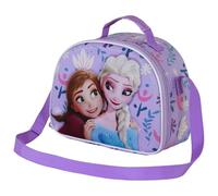 Disney Frozen 2 Beauty-Bolsa Portamerienda 3D, Lila, 26 x 20 cm