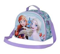 Disney Bolsa portamerienda Frozen 2 Spring 3D Azul 26 x 20 cm
