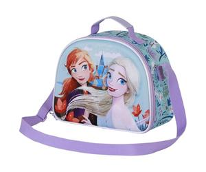 Disney Frozen 2 Spring-Bolsa Portamerienda 3D, Azul, 26 x 20 cm