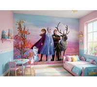 Disney Frozen Mural Fotográfico Papel Pintura 12x8.3 ft Niña Olaf Anna Elsa