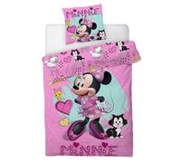 Disney Funda Duvet 140X200 CM + Estuche 63X63 CM Embalaje DE Tela Minnie Girl 100% POLIÉSTER edredón, Multicolor, Único