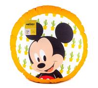Disney Home Mickey Mouse y Minnie Mouse - Cojín Decorativo con Relleno Redondo de 40 cm para niños y niñas, Gran cojín Decorativo para habitación de bebé, habitación de los niños, sofá, sofá