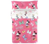 Disney Juego de Funda Nórdica Mickey y Minnie Mouse, 150x220 cm (Minnie Sweet)