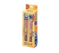 Disney Lilo y Stitch Mix-Pack de 2 Lápices Eternal, Amarillo, 9,5 x 23 cm