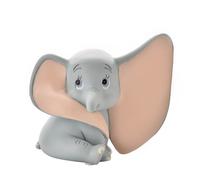 WIDDOP & CO Hucha Dumbo – Figura de resina colorida, mate, ranura para monedas y tapón de goma