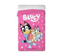 Disney Marvel Edredón Nórdico 170x260cm Cama 90cm (Bluey Rosa)