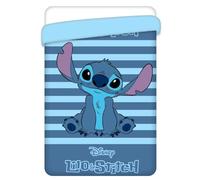 Disney Marvel Edredón Nórdico 170x260cm Cama 90cm (Lilo & Stitch Azul)
