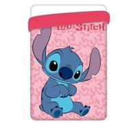 Disney Marvel Edredón Nórdico 170x260cm Cama 90cm (Lilo & Stitch Rosa)
