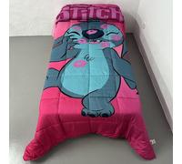 Disney Marvel Edredón Nórdico 170x260cm Cama 90cm (Stitch Rosa)