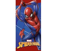Disney Marvel Toalla de Playa Infantil 70x140 cm - Microfibra de Secado Rápido - Varios Diseños Oficiales Mickey, Minnie, Stitch, Frozen, Avengers y Spider-Man (Spiderman 14184)