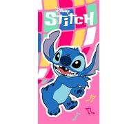 Disney Marvel Toalla de Playa Infantil 70x140 cm - Microfibra de Secado Rápido - Varios Diseños Oficiales Mickey, Minnie, Stitch, Frozen, Avengers y Spider-Man (Stitch 14188)