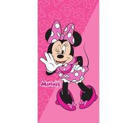 Disney Marvel Toalla de Playa Infantil 70x140 cm - Microfibra de Secado Rápido - Varios Diseños Oficiales Mickey, Minnie, Stitch, Frozen, Avengers y Spider-Man (Minnie 14269)
