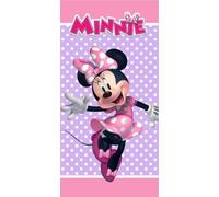 Disney Marvel Toalla de Playa Infantil 70x140 cm - Microfibra de Secado Rápido - Varios Diseños Oficiales Mickey, Minnie, Stitch, Frozen, Avengers y Spider-Man (Minnie 14180)