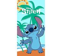 Disney Marvel Toalla de Playa Infantil 70x140 cm - Microfibra de Secado Rápido - Varios Diseños Oficiales Mickey, Minnie, Stitch, Frozen, Avengers y Spider-Man (Stitch 14333)
