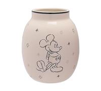 Disney Mickey Mouse - Jarrón de cerámica dorada