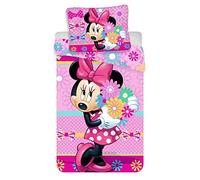 Disney Minnie - Juego de cama individual (100% algodón)