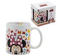 Disney Minnie Mouse - Taza de cerámica de 325 ml para desayuno para niños