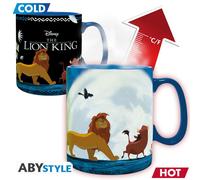 Disney - mug heat change- 460ml- the lion king - cardboard