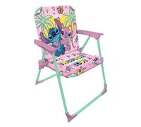 Disney Silla infantil plegable Stitch 5695 – con brazos, ligera, licencia oficial, hasta 30 kg