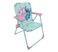 Disney Silla Infantil Plegable Playa y Jardín - con Brazos, Ligera, Compacta y Fácil de Transportar - Silla para Niños Interior/Exterior - hasta 30 kg (Stitch 5694)