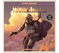 Disney Star Wars Calendario Mandaloriano 2023 - Agenda mensual a vista de 30 cm x 30 cm, producto oficial