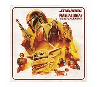 Disney Star Wars The Mandalorian Calendar 2022 - Planificador de mes a vista, 30 cm x 30 cm - Producto oficial