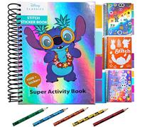 Disney Stitch Album Scrapbooking para Niñas, kit Papeleria Niña +1000 Manualidades, Pegatinas, Set Materiales Regalos