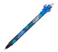 DISNEY Stitch Bolígrafo de gel con diseño aleatorio, borrable automático, tinta azul, oficina, escuela x1 0,7mm