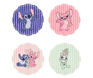 Disney stitch - juego de 4 posavasos de cerámica
