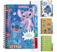 Disney Stitch Libro de Pegatinas para Niñas y Adolescentes, Pack Pegatinas de 28 Hojas 250+ Pegatinas Infantiles, Ideas Regalo para Ella