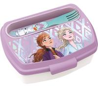 Disney STOR Caja Sandwich Frozen Para Bambini Original Con Cubiertos