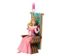 Disney Store Adorno Oficial Princesa Aurora Sketchbook, La Bella Durmiente, 10 cm, Decoración árbol de Navidad para Colgar o Figura Independiente