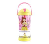 Disney Store Official, Bella, botella con pajita, bola de nieve, 310 ml