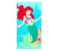 Disney Store Official, La Sirenita, Ariel, Toalla de Playa Infantil, algodón Suave de Secado rápido, H150 x W74cm