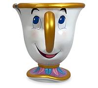 Disney Store Taza de Chip, La Bella y la Bestia, capacidad de 444 ml, taza de cerámica esculpida íntegramente con detalles dorados y un acabado brillante
