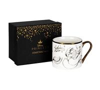 Disney - Taza de cerámica clásica - Mango de Ariel y borde dorado - Para coleccionar