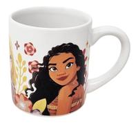 Disney Taza de cerámica con diseño de princesas Oceanía Rapunzel Ariel para desayuno, meriendas, 240 ml