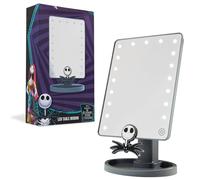 Disney The Nightmare Before Christmas Espejo de Mesa LED con Bandeja para Joyas (Gris)