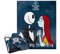 Disney The Nightmare Before Christmas Manta Polar Suave 150x130 cm, Mantas Originales para Cama y Sofá, Regalo de Amigo Invisible y Navidad (Multi)