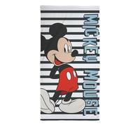 Disney Toalla con Licencia Oficial de Mickey Mouse, 100% algodón Supersuave | Diseño Azul | Ideal para el hogar, el baño, la Playa y la Piscina | Talla única: 70 cm x 140 cm