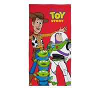 Disney Toalla con Licencia Oficial de «Toy Story, 100% algodón Supersuave | Diseño «Catching Stars» | Ideal para el hogar, el baño, la Playa y la Piscina | Talla única: 70 cm x 140 cm