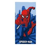 Disney Toalla Oficial Spiderman | Sensación súper Suave | Diseño “Adventure hogar, baño, Playa y Piscina | Tamaño único 140 × 70 cm | 100% algodón