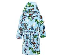 Disney Toy Story 4 Albornoz con Capucha para Niños y Niñas de Forro Polar Bata Buzz Woody Forky, azul, 6 años