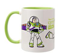 Disney Taza Buzz Lightyear Toy Story – color verde y blanco
