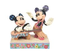 Disney Traditions Figura de Mickey y Minnie Hawaii