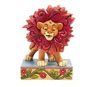Disney Traditions Figura de Simba de El Rey León, Diseñada por Jim Shore, coleccionar, Enesco